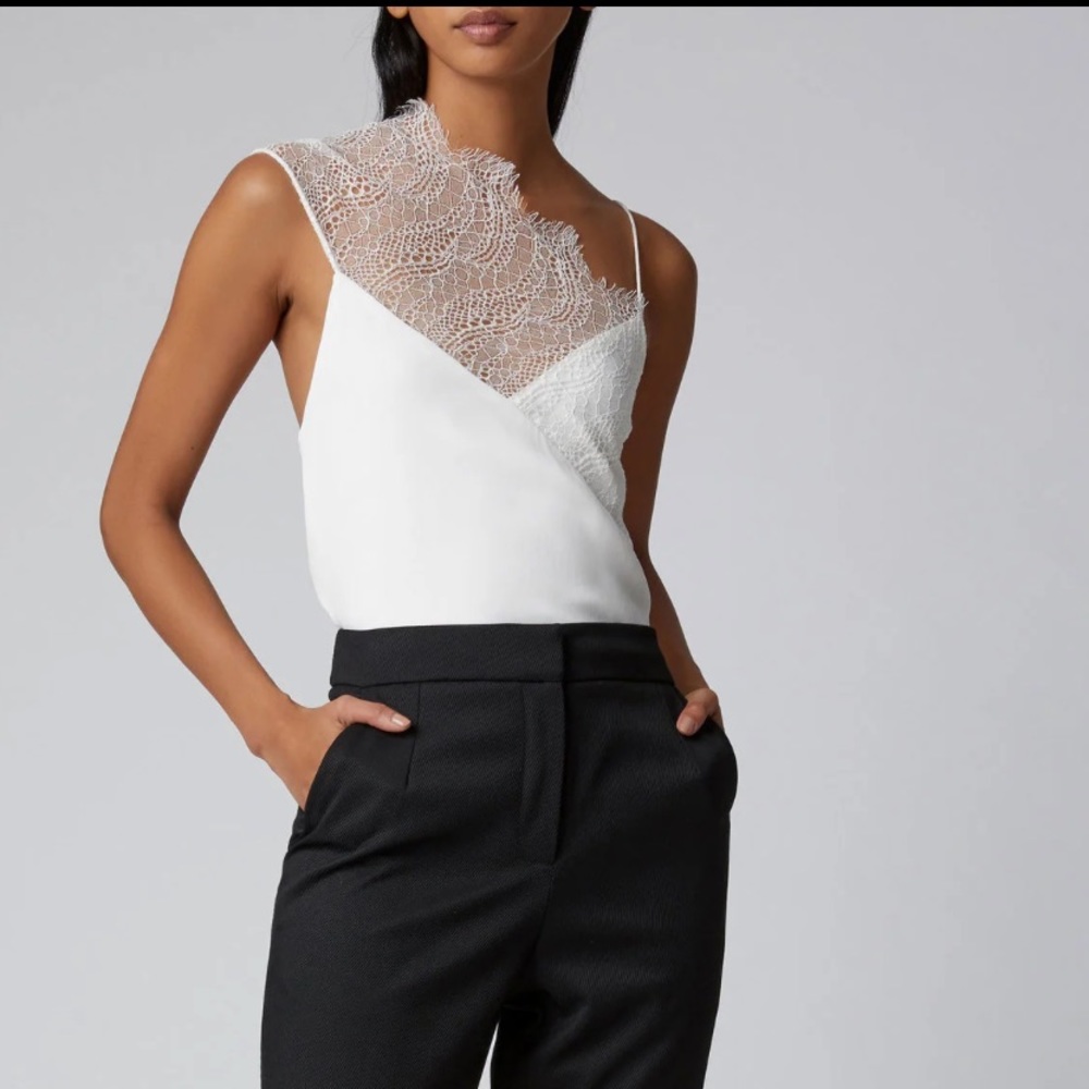 Christopher Esber lace drape camisole